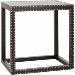 Lena End Table - Charcoal - Safavieh