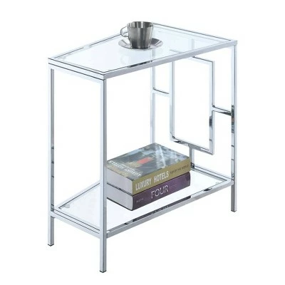 Town Square Chrome Wedge End Table Chrome - Breighton Home 4 Town Square Chrome Wedge End Table Chrome - Breighton Home - Image 2