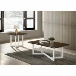 Grinta Coffee and End Table Set Oak - miBasics