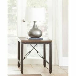 Steve Silver Co. Jersey End Table Antique Oak - Steve Silver