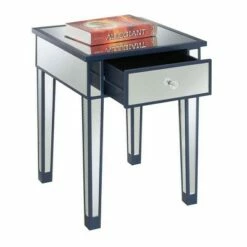 Gold Coast Mirrored End Table with Drawer Cobalt Blue/Mirror - Breighton Home 6 Gold Coast Mirrored End Table with Drawer Cobalt Blue/Mirror - Breighton Home -Side Tables Sales unnamed file 6289