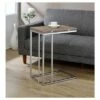 End Table Oak Chrome - Acme Furniture 1 End Table Oak Chrome - Acme Furniture -Side Tables Sales unnamed file 6291