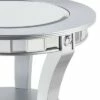 Lupina Glam Round End Table Matte Silver - Aiden Lane -Side Tables Sales unnamed file 6310