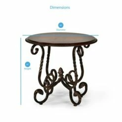 Steve Silver Co. Julian End Table - Cherry - Steve Silver -Side Tables Sales unnamed file 6339