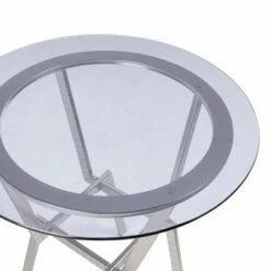 Mawes Round Glass-Top End Table Nickel - Aiden Lane 13 Mawes Round Glass-Top End Table Nickel - Aiden Lane -Side Tables Sales unnamed file 6343