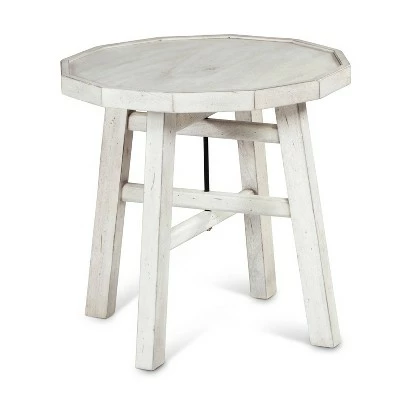 Paisley End Table Wood Alabaster - Steve Silver Co. 3 Paisley End Table Wood Alabaster - Steve Silver Co.