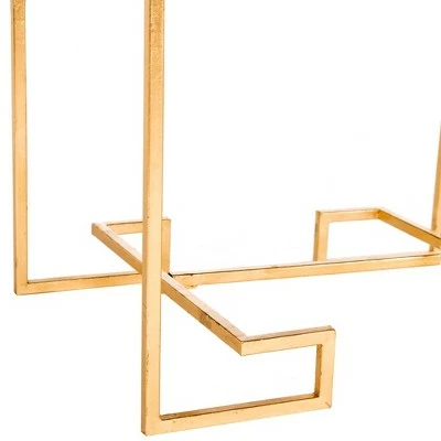 Seamus End Table - Gold with Mirror - Safavieh 6 Seamus End Table - Gold with Mirror - Safavieh - Image 4