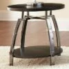 Steve Silver Co. Coham End Table Silver Shield and Nickel - Steve Silver -Side Tables Sales unnamed file 6371