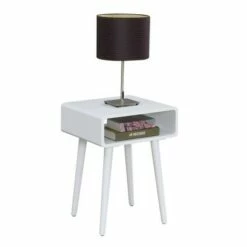 Napa End Table with Shelf White - Breighton Home -Side Tables Sales unnamed file 6374