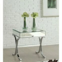 End Table Chrome - Acme Furniture -Side Tables Sales unnamed file 6430