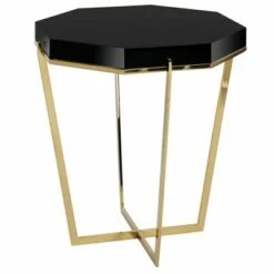End Table Gold Black - Safavieh
