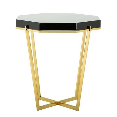 End Table Gold Black - Safavieh 4 End Table Gold Black - Safavieh - Image 2