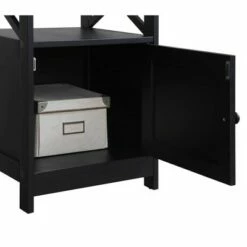 Oxford End Table with Storage Cabinet and Shelf - Breighton Home Espresso -Side Tables Sales unnamed file 6447
