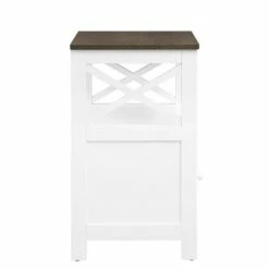 Oxford End Table with Storage Cabinet and Shelf - Breighton Home Espresso -Side Tables Sales unnamed file 6448