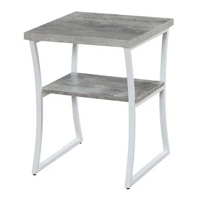 Breighton Home X Calibur End Table - Johar Furniture Birch/white 6 Breighton Home X Calibur End Table - Johar Furniture Birch/white - Image 4