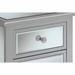 Breighton Home Gold Coast Victoria Mirrored End Table - Johar Furniture Silver -Side Tables Sales unnamed file 6532