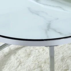 Rayne Round End Table Faux Marble White - Steve Silver Co. 7 Rayne Round End Table Faux Marble White - Steve Silver Co. -Side Tables Sales unnamed file 6538
