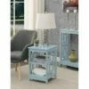 Town Square End Table with Shelves Sea Foam - Breighton Home 1 Town Square End Table with Shelves Sea Foam - Breighton Home -Side Tables Sales unnamed file 6541