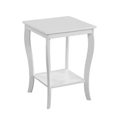 American Heritage Square End Table with Shelf - Breighton Home White 8 American Heritage Square End Table with Shelf - Breighton Home White - Image 6