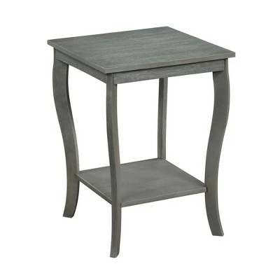 American Heritage Square End Table with Shelf - Breighton Home White 9 American Heritage Square End Table with Shelf - Breighton Home White - Image 7