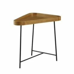 Lunar Triangle End Table - Breighton Home Driftwood Top/black Frame 10 Lunar Triangle End Table - Breighton Home Driftwood Top/black Frame -Side Tables Sales unnamed file 6560