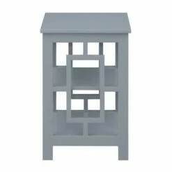 Town Square End Table with Shelves Gray - Breighton Home -Side Tables Sales unnamed file 6565