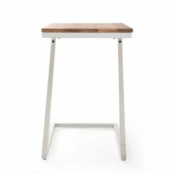 Mccravy Handcrafted Boho Z Shaped End Table Natural/White - Christopher Knight Home -Side Tables Sales unnamed file 6588