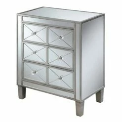Gold Coast BettyB Mirrored End Table - Breighton Home Antiqued Silver/mirror -Side Tables Sales unnamed file 6599