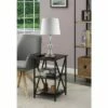 Tucson End Table with Shelves Espresso/Black - Breighton Home -Side Tables Sales unnamed file 6638