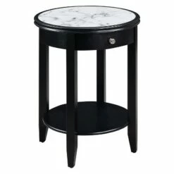 Breighton Home Johar Furniture American Heritage Baldwin with Drawer End Table White Marble/espresso 13 Breighton Home Johar Furniture American Heritage Baldwin with Drawer End Table White Marble/espresso -Side Tables Sales unnamed file 6644