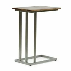 Mcmanus Rustic Glam Handcrafted C Shaped End Table Natural/Silver - Christopher Knight Home -Side Tables Sales unnamed file 6677