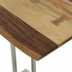 Mcmanus Rustic Glam Handcrafted C Shaped End Table Natural/Silver - Christopher Knight Home -Side Tables Sales unnamed file 6683