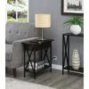Tucson Flip Top End Table with Charging Station and Shelf Espresso/Black - Breighton Home -Side Tables Sales unnamed file 6688
