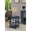 Town Square End Table with Shelves Cobalt Blue - Breighton Home -Side Tables Sales unnamed file 6706