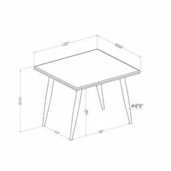 3pc Huntman Metal Legs Coffee Table Set - HOMES: Inside + Out Natural -Side Tables Sales unnamed file 671