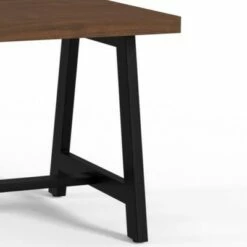 Hawkins Metal/Wood End Table Walnut - WyndenHall -Side Tables Sales unnamed file 6712