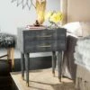 Nour Faux Shagreen End Table Black - Safavieh 1 Nour Faux Shagreen End Table Black - Safavieh -Side Tables Sales unnamed file 6729