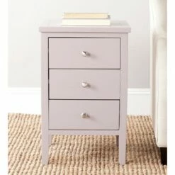 Deniz End Table - Safavieh Taupe