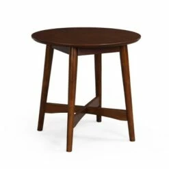 Behrens Mid-Century Modern Wood End Table - Christopher Knight Home Walnut -Side Tables Sales unnamed file 6772