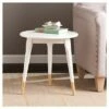 Southern Enterprises Alden Round Side Table Glossy - White - Aiden Lane -Side Tables Sales unnamed file 6779