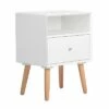 Lilou Side Table White - Adore Decor