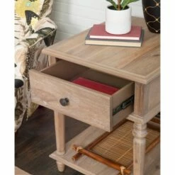 Miele Side Table - Powell Company White -Side Tables Sales unnamed file 6797