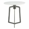Rivera Side Table White/Black - ZM Home -Side Tables Sales unnamed file 6843