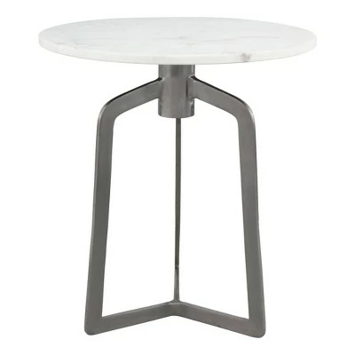 Rivera Side Table White/Black - ZM Home 3 Rivera Side Table White/Black - ZM Home - Image 2