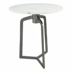 Rivera Side Table White/Black - ZM Home 12 Rivera Side Table White/Black - ZM Home -Side Tables Sales unnamed file 6846