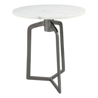 Rivera Side Table White/Black - ZM Home 5 Rivera Side Table White/Black - ZM Home - Image 4