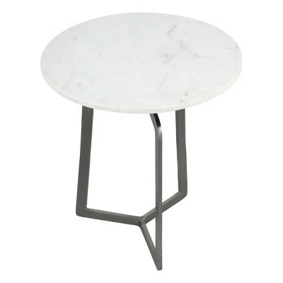 Rivera Side Table White/Black - ZM Home 6 Rivera Side Table White/Black - ZM Home - Image 5