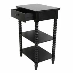 Decor Therapy Spindle Side Table - Décor Therapy Black