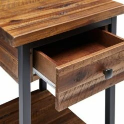 Claremont Rustic Wood Coffee Table and End Table Set with Drawer White - Alaterre Furniture 12 Claremont Rustic Wood Coffee Table and End Table Set with Drawer White - Alaterre Furniture -Side Tables Sales unnamed file 686