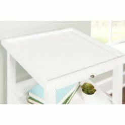 Largo Side Table with Expandable Top White - Powell Company -Side Tables Sales unnamed file 6880